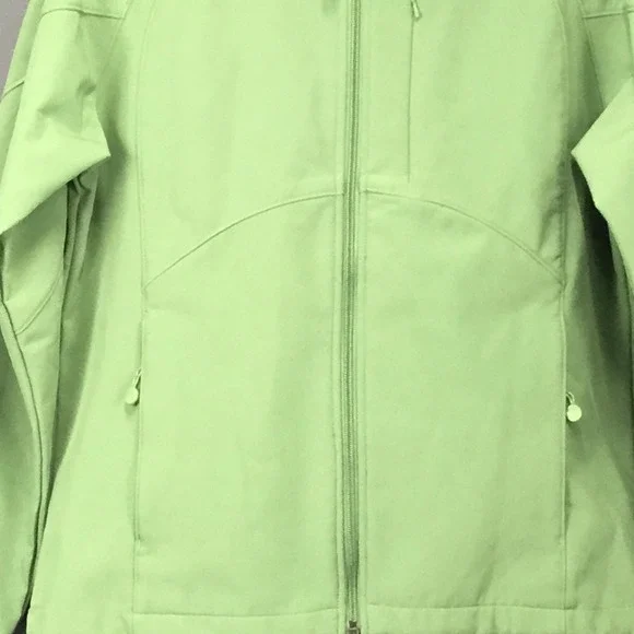 Black Diamond Jacket Womens Medium Green Full Zip Outdoor Fleece Lined Pockets - Picture 5 of 11
